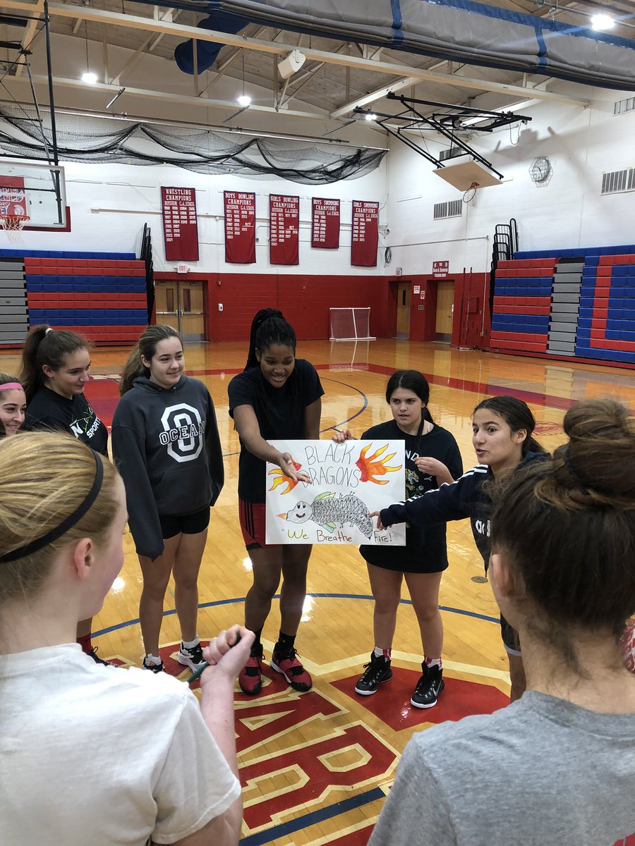 OTGBBSpartans's tweet photo. Took a break for practice today to spend some time team building and working on being better communicators! Lessons beyond basketball. Thank you @MaryColl_Foley for a wonderfully positive experience! #method2themadness https://t.co/EPIB2Q26SF