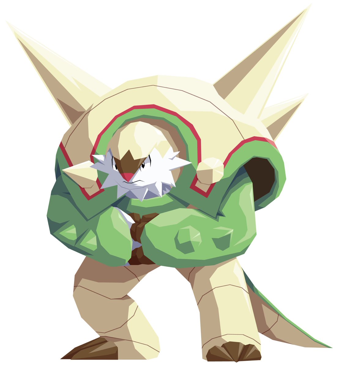 everyp0ke's tweet photo. #652- Chesnaught

#art #pokemon #everypoke https://t.co/7SIxCgxztV