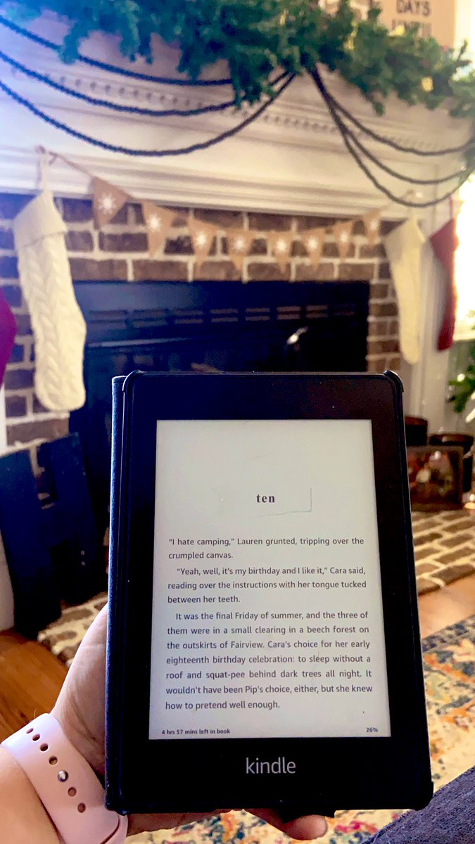 KarnsMS_Library's tweet photo. Spending my Sunday relaxing and reading a book a student recommended: A Good Girl’s Guide to Murder. Great so far! #KCSLMS12DaysOfReading https://t.co/DCL4gZ7MGj