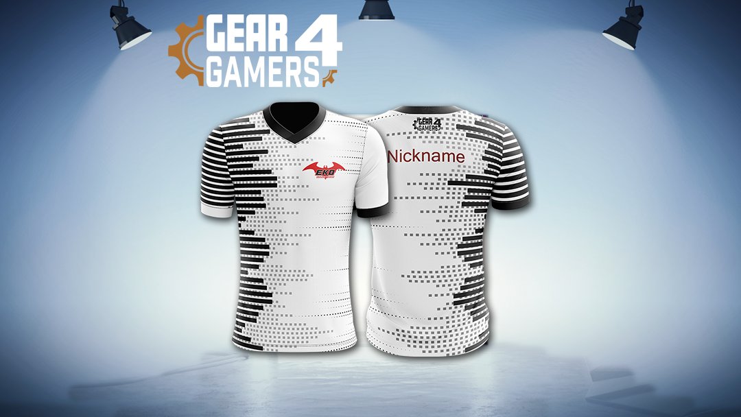 Gear4gamersNet's tweet photo. 🤍🖤 The white and black edition of @eKO_eSport jerseys are now available in our Shop! 🤍🖤

➡️ https://t.co/JhYc2Z3z2t

#Jersey #shopping #merch #Merchandising #gaming #gamer https://t.co/Sk0Ri6Y27s
