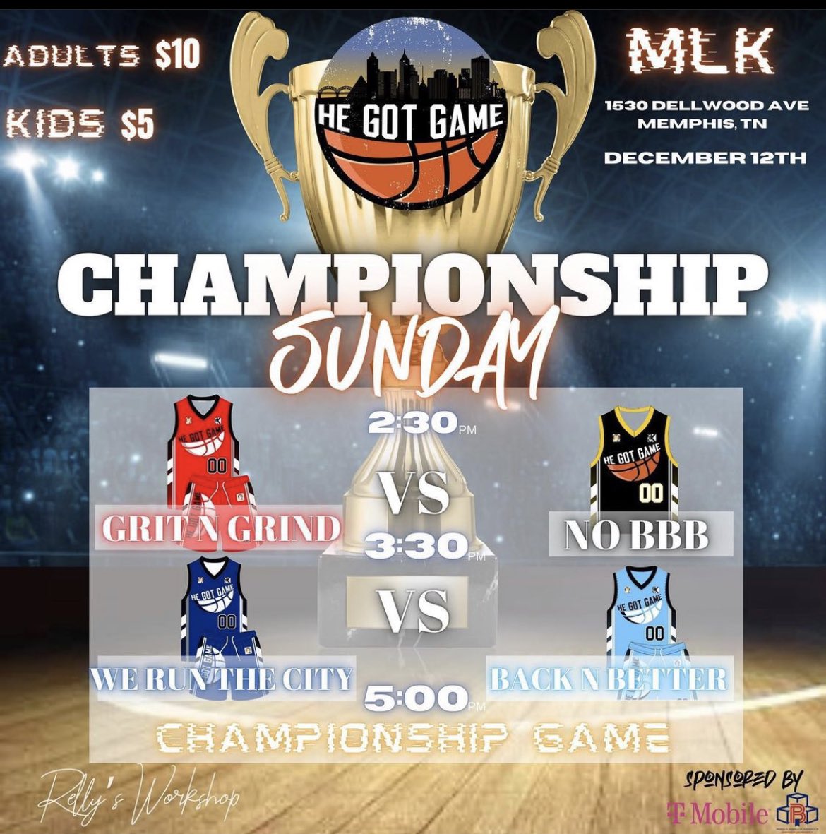 BBMPROGRAM's tweet image. Championship Sunday for 
THE HE GOT GAME LEAGUE &amp;amp; you see who the sponsor is 🏆 @TMobile x BBMP #buildinglives #letago @JMackMarketing @QHoekstra @SMac2204 @MaryAtchley @IreneKieweg @TonyCBerger @CandiceMEngland @MitchClabeaux @okjones4 @JonFreier @Riekeberg205 @KARENALLENJOSE1