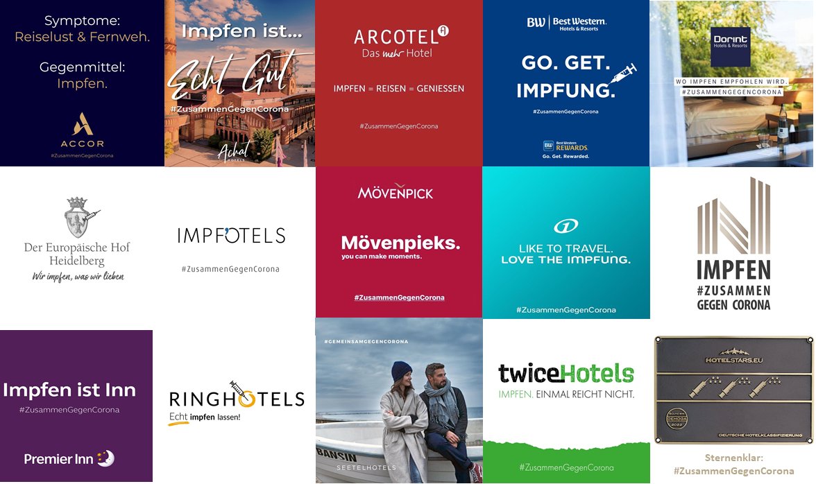 Weitere Marken der #Hotellerie machen mit bei #ZusammenGegenCorona mit!! 👏🙏

@Accor_DACH <a href="/AchatHotels/">Achat Hotels</a> #Arcotel <a href="/BW_Presse/">Best Western Presse</a> <a href="/Dorint_Hotels/">Dorint Hotels</a> <a href="/EuropaischerHof/">Hotel Europäischer Hof Heidelberg</a> #Incotels
