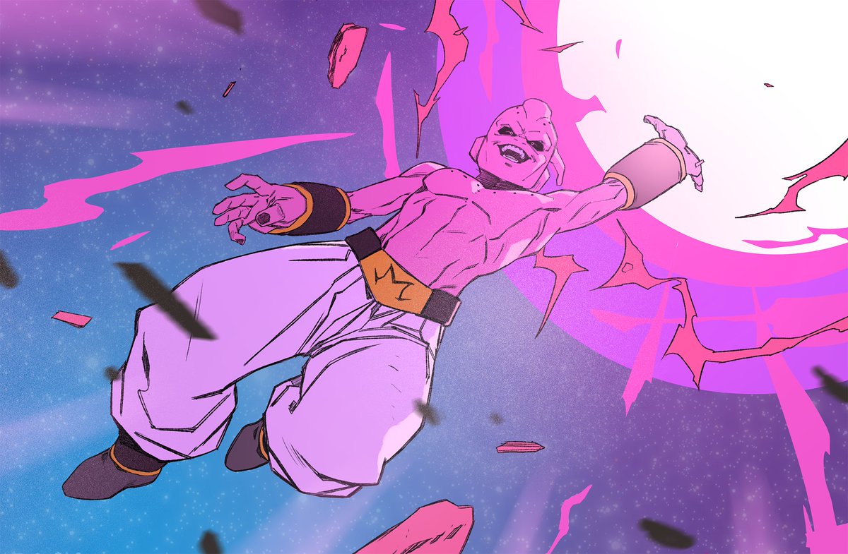 This weekend’s #artjam resulted in me and @keemjacinto ‘s hype on #Dragonball ‘s ultra instinct soundtrack; and.. it brought out the #villains inside of us. #KidBuu