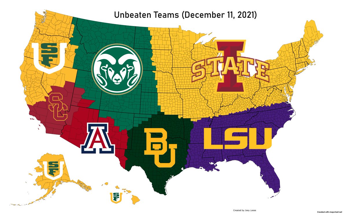 jloose128's tweet photo. 7 unbeaten teams remain! https://t.co/f6kBkMDByM