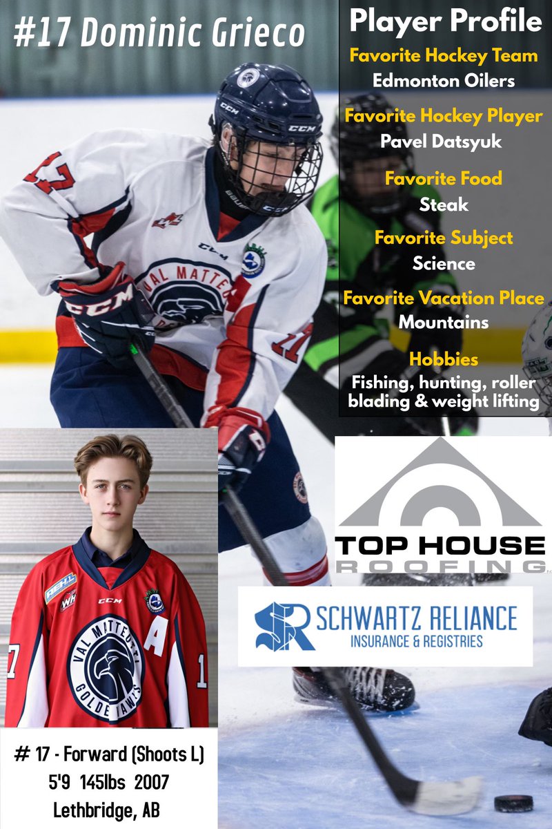 ValHawks's tweet photo. @ValHawks player profile for todayโs game vs SEAC Tigers is
#17 Dominic Grieco
#fierce #competitior https://t.co/U94wOHNlec
