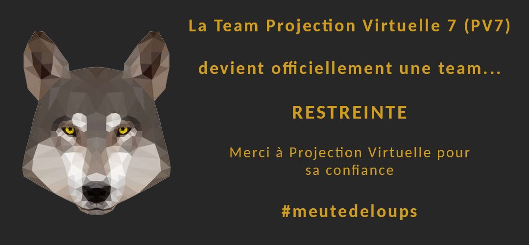 😄🐺#ProjectionVirtuelle #PV7 #Meutedeloups #VirtualRegatta