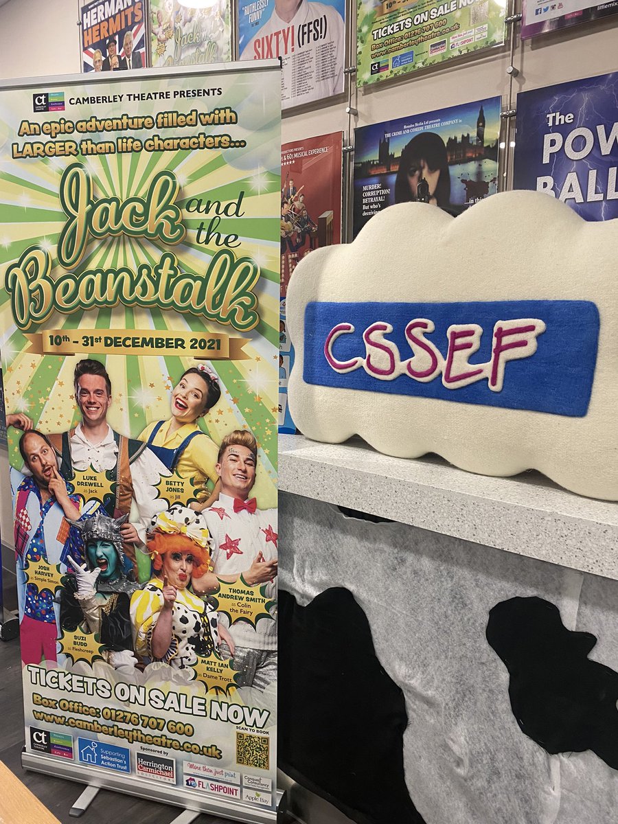 CamboTheatre's tweet photo. Delighted to welcome Chloe and Sophie’s Special Ears Fund to a very special integrated BSL show tonight. We hope you’ve enjoyed our show! We really enjoyed making it so magical for you. #bsl #theatre #cssef #lovecamberley https://t.co/2pBEx1K38A