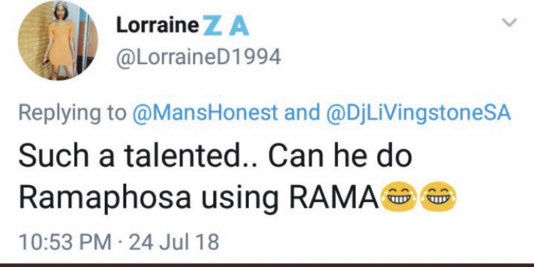 ennockmartZA's tweet photo. This one are Wilding 🤣

1k retweets and I will do a paomti g of Ramaphsa with Rama 🤗 https://t.co/BGNBOwmVAo