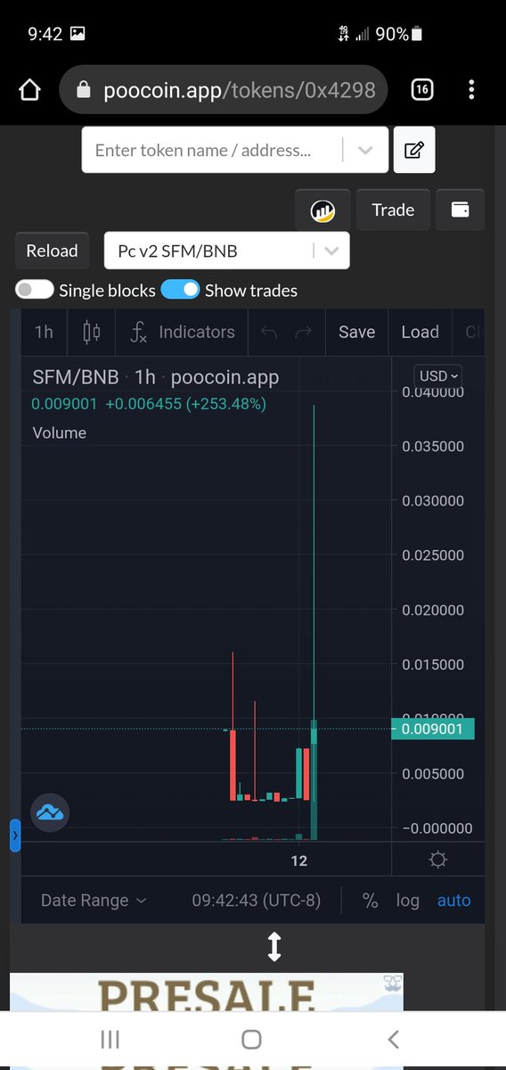 Wow V2 #SAFEMOON almost hit $.04 #SAFEMOONARMY #SAFEMOONWALLET