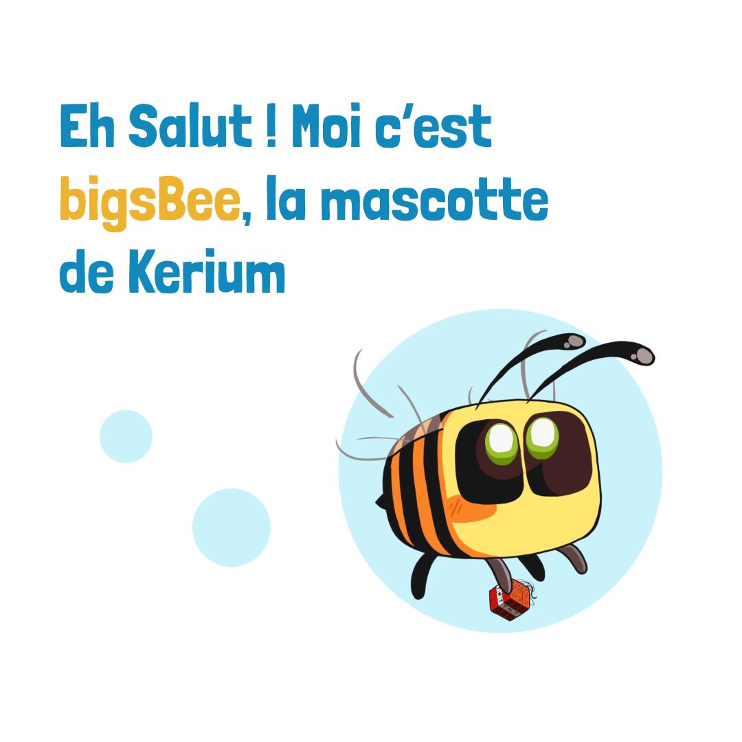 KeriumServer's tweet image. Hello ! 😁
Voici la nouvelle mascotte du serveur minecraft Kerium, alors vous en pensez quoi ?🐝

#Minecraft #kerium #minecraft