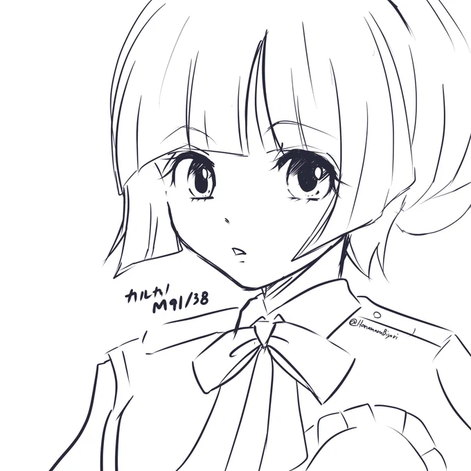 初描きシノさん。
#ドルフロ 