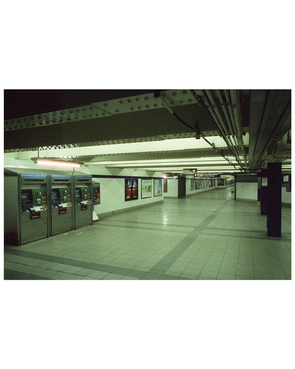 TheVisionaryP's tweet photo. Sometimes we commute to get to our destinations. Sometimes we commute to forget our thoughts. 

Cinestill 800T https://t.co/C2rXvD5Eey