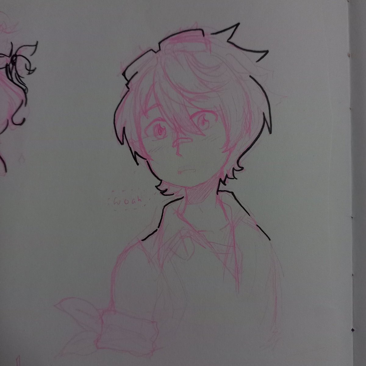 Menace_FH's tweet photo. Midnight sketches
#Albennett if you squint
#Albedo #Bennett https://t.co/eEwK2OFjDe