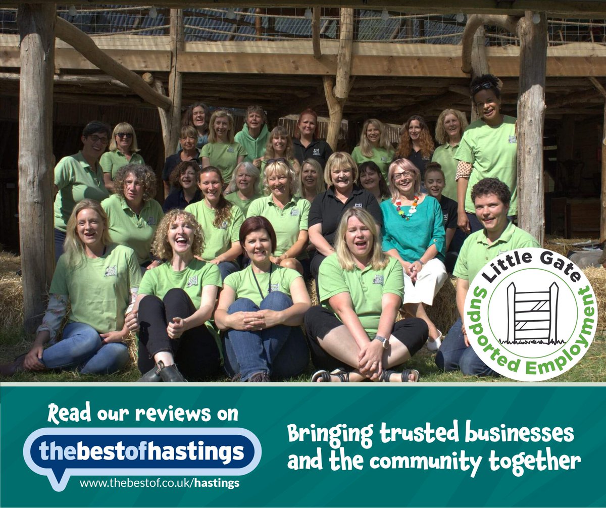 Little Gate Farm Supporting people with Learning Disabilities &amp; Autism into paid employment. 
🌎bit.ly/ContactLittleG…
☎️ 01797 260125 be sure to mention The Best Of Hastings when you call. 
#Thebestof #Hastings #Bexhill #Rye #Battle #Buylocal