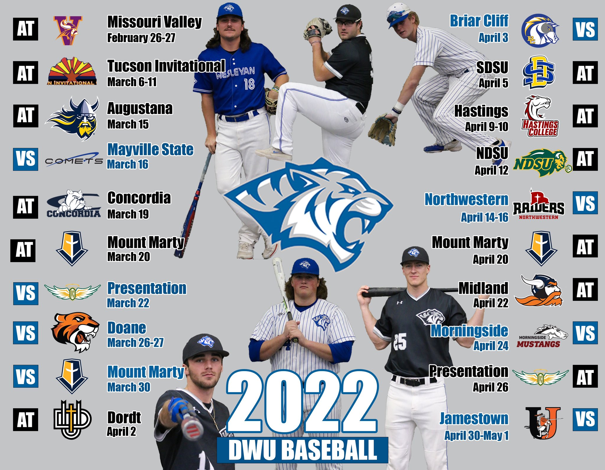 Tiger Baseball Schedule 2022 Dwu Baseball On Twitter: "2022 Tiger Baseball Schedule  Https://T.co/W2Etbi7Yvk" / Twitter