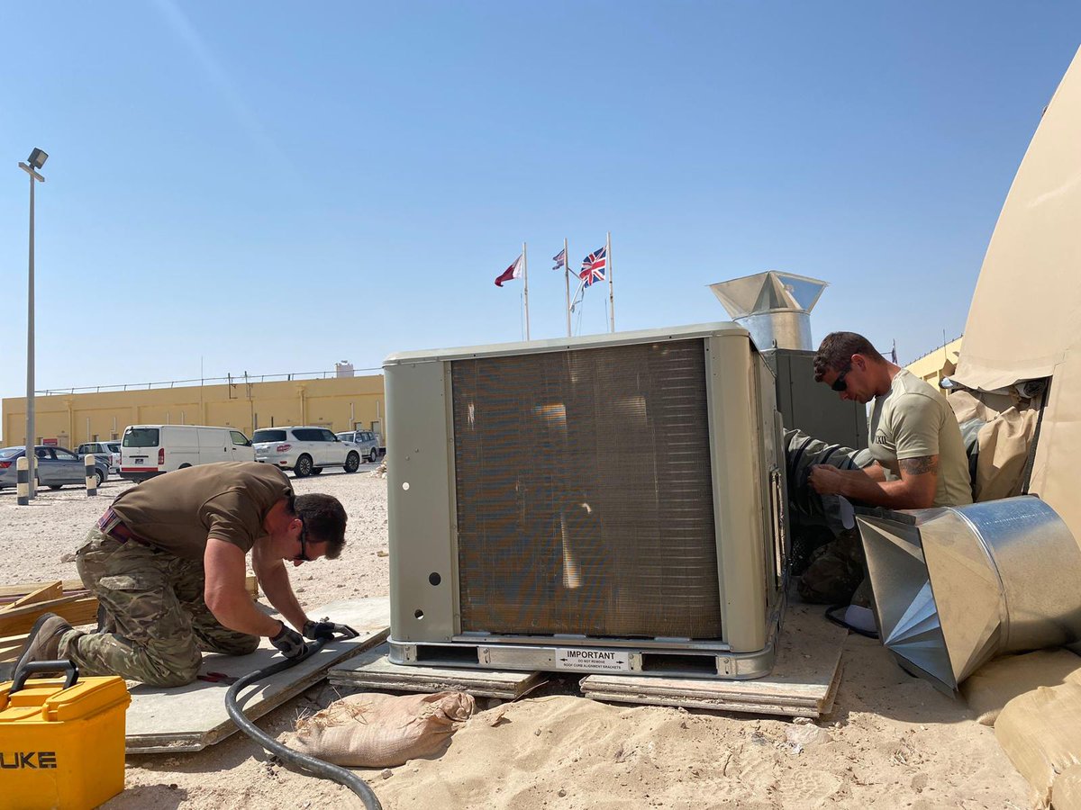 20WorksGroupRE's tweet image. Sappers from 531 STRE (Airfields) are currently deployed on OP KIPION. Whilst deployed, they have been able to gain valuable trade experience and even brush up on their Combat Engineering skills!

#sapperstrong #sappers #combatengineering