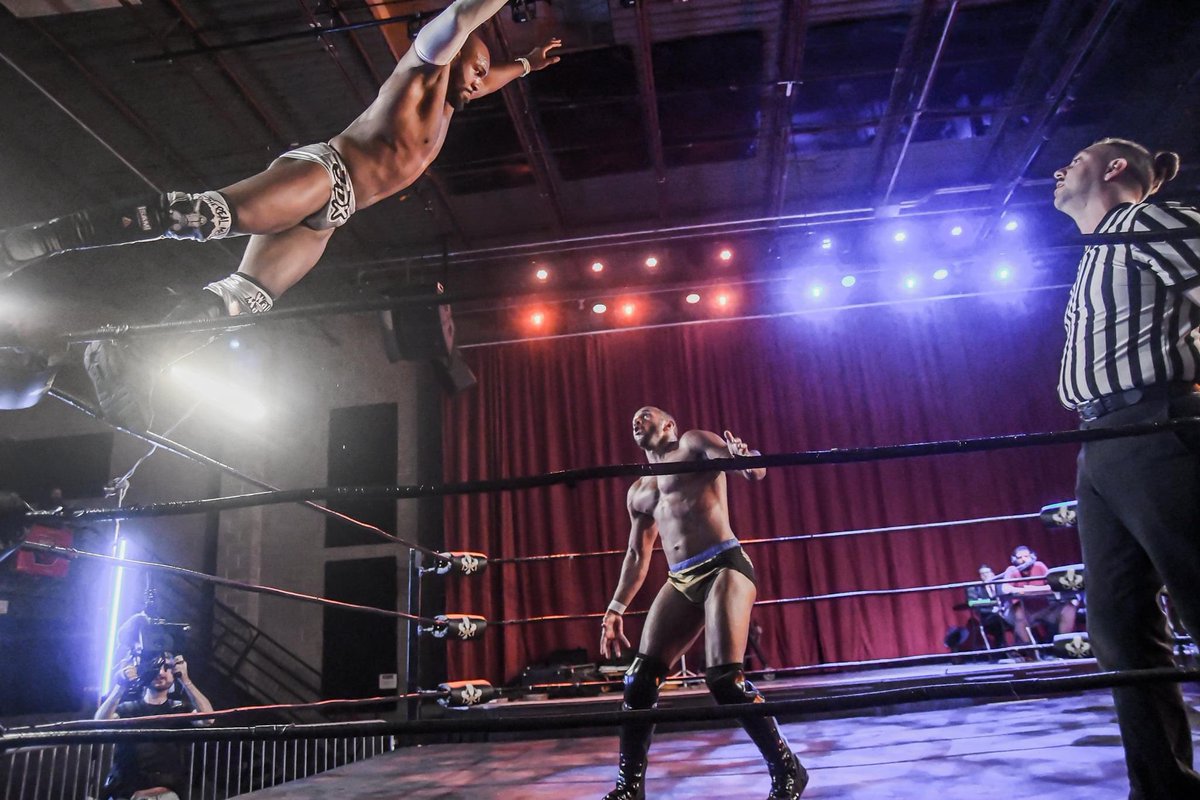 WrestleMaxSTL's tweet photo. At Episode III, JDX &amp; Rohit Raju had the crowd chanting “5 more minutes” at the end of their bout 

I think we’re going to need a ‘round 2’ in 2022. 

Watch the entire event for FREE now at https://t.co/JEQmKfkJby https://t.co/wFXVzFlk5G