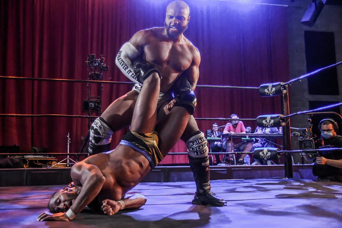 WrestleMaxSTL's tweet photo. At Episode III, JDX &amp; Rohit Raju had the crowd chanting “5 more minutes” at the end of their bout 

I think we’re going to need a ‘round 2’ in 2022. 

Watch the entire event for FREE now at https://t.co/JEQmKfkJby https://t.co/wFXVzFlk5G