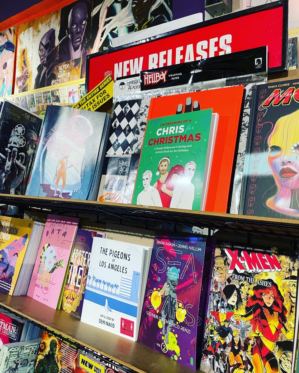 My comic book, the Pigeons of Los Angeles, is now on the New Releases section of the iconic Golden Apple Comics in LA! If you are interested my odd comic journey, please visit DemiNaito.com and this great comic shop! #indiecomics