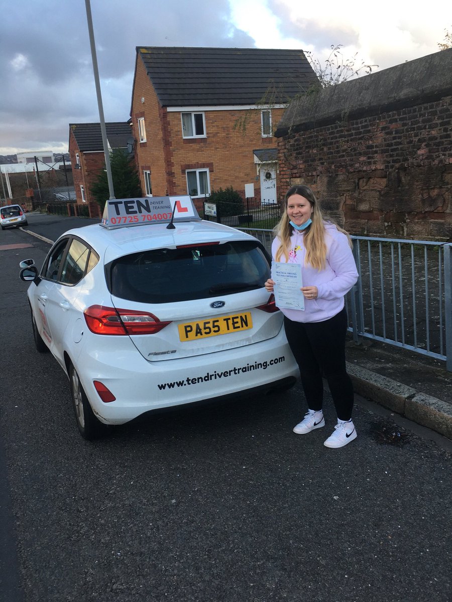 Ellie Maclellan passed first time Friday  morning at Speke. Great personal achievement for her and worked really hard to get there. Absolutely made up for you well done. #tendrivertraining #liverpooldrivinginstructor #liverpooldrivingschool  #firsttimepass