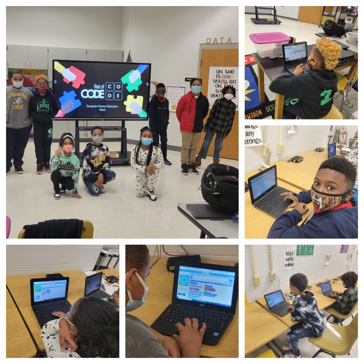 uab_atim's tweet image. During #csedweek2021 I thoroughly enjoyed #HourofCode2021 with @bhamcityschools Martha Gaskins & Bush Hills STEAM Acad. In addition to their coding skills, I was blown away by their reflection response in @Flipgrid Now is time to go #beyondthehourofcode @AlabamaAchieves @atimpd