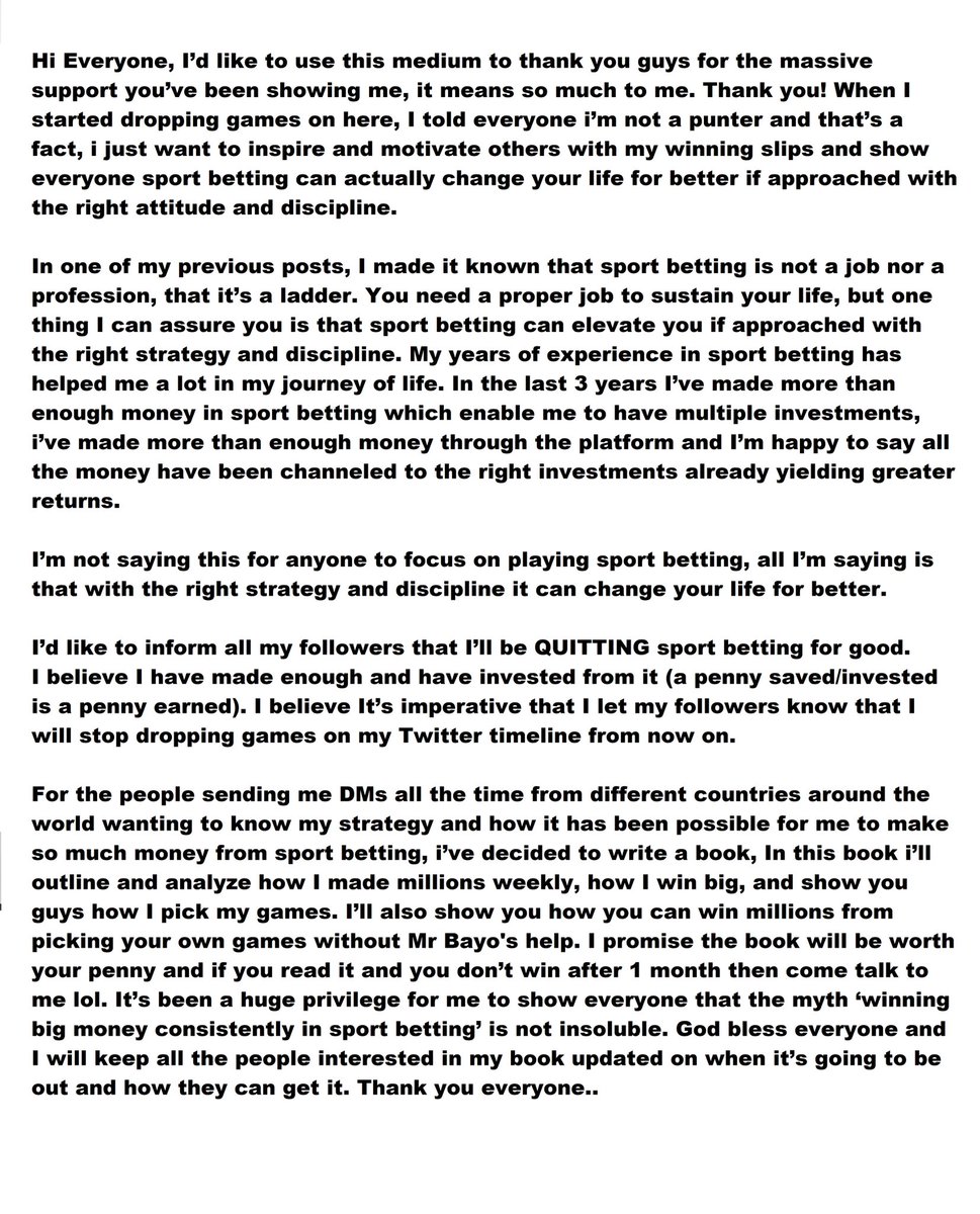 mrbayoa1's tweet image. If you are expecting a winning ticket it’s not coming, Krasnador spoil the show and it could have been a magnificent ending but God knows best. Our giveaway is still coming tomorrow thou, Keep pushing guys the breakthrough is coming.