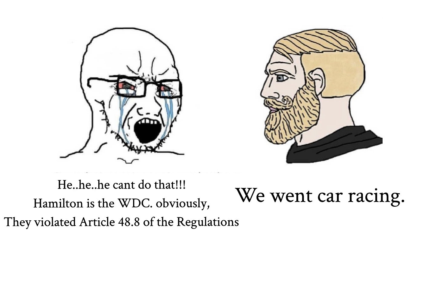 Мнэем с бородатным мужиком