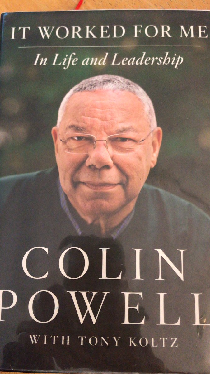 Reading Colin Powell’s It Worked for Me: In Life and Leadership - “Every organization needs to be introspective, transparent, and honest with itself. This only works if everyone is unified on the goals and purpose of the organization and there is trust within the team.”