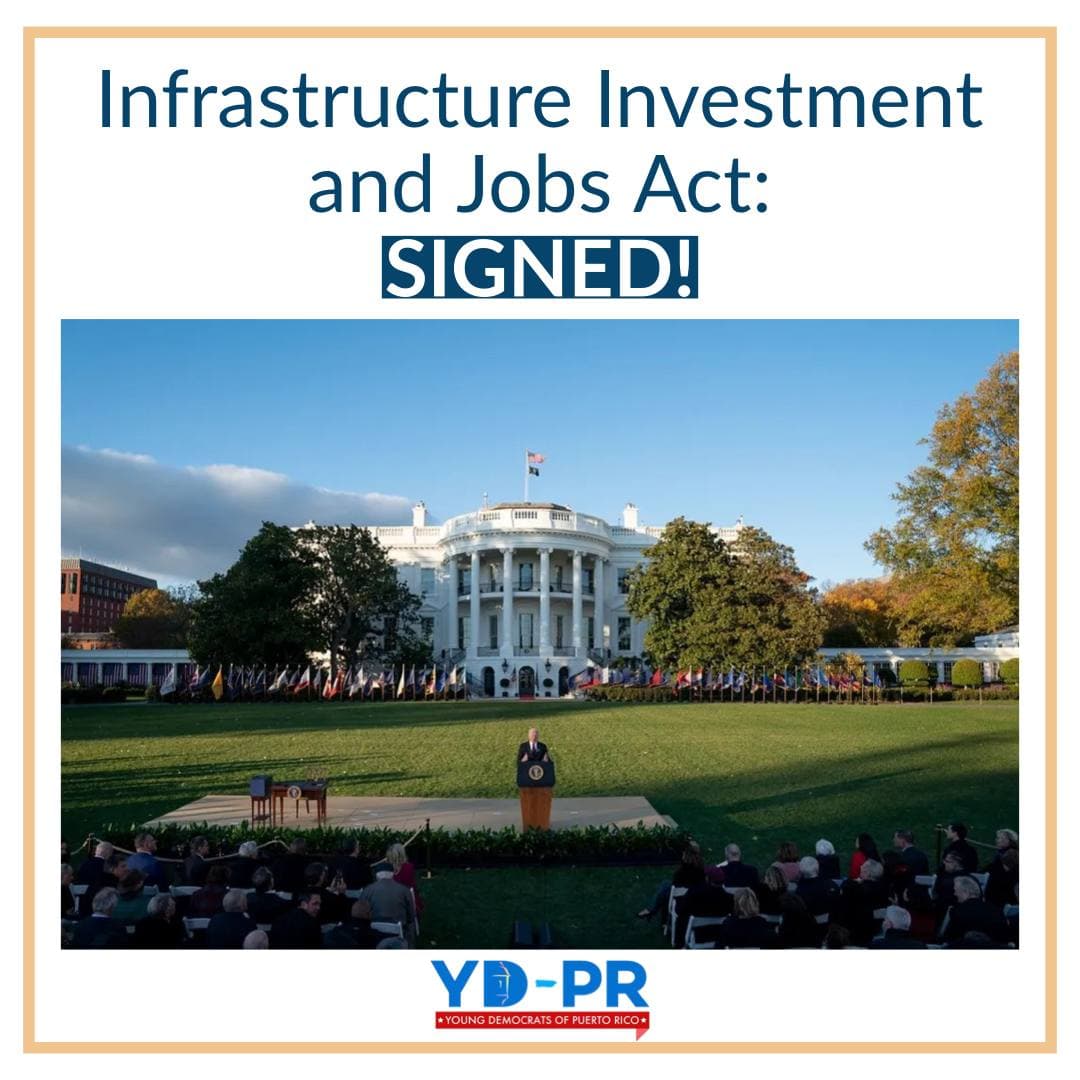 pryoungdems's tweet photo. Marching Onward: Infrastructure and Jobs Act https://t.co/0W0OJJdyCE https://t.co/RQJkIqBZXb