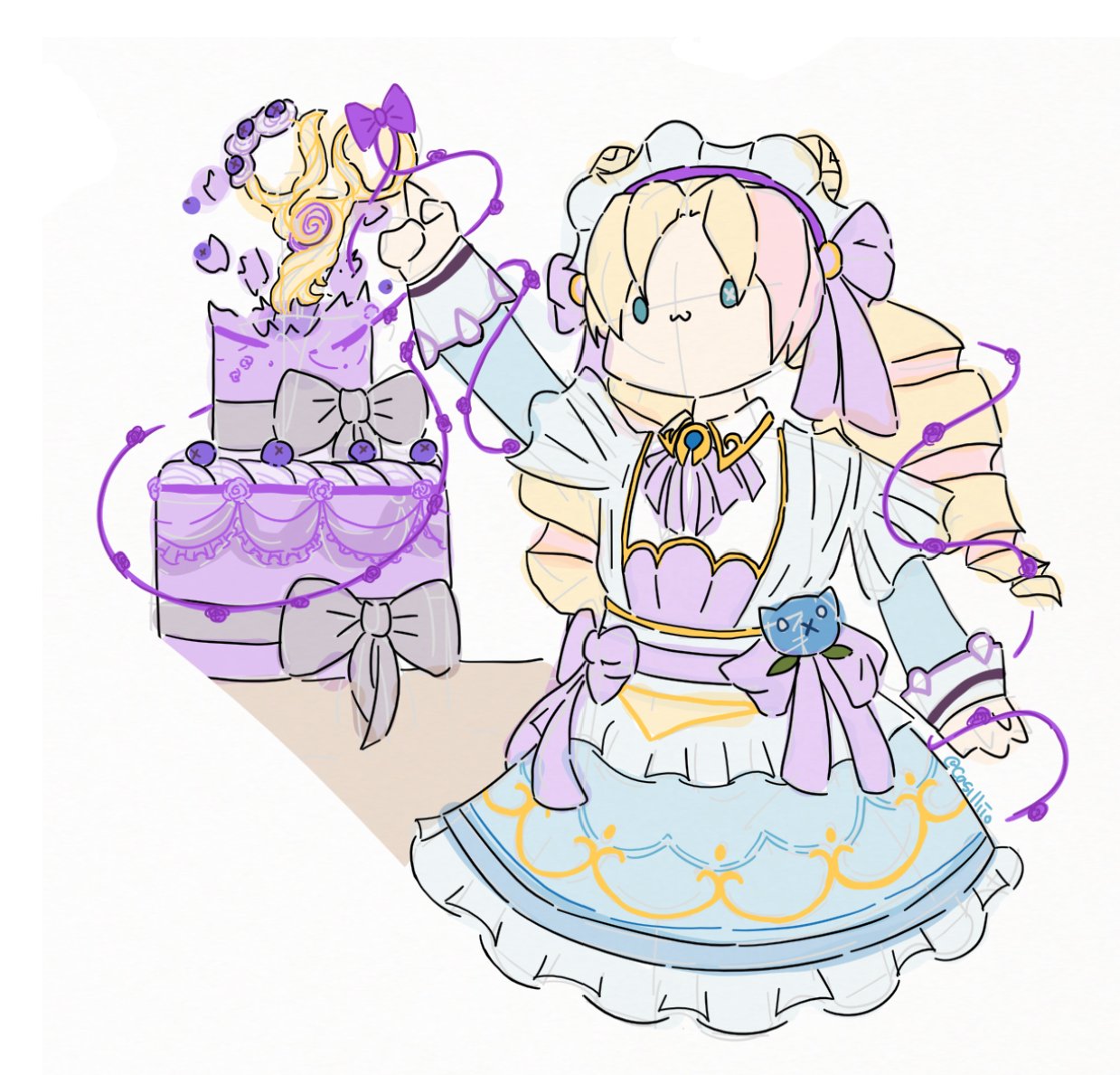 Гвен из кафе красоты цветовые схемы