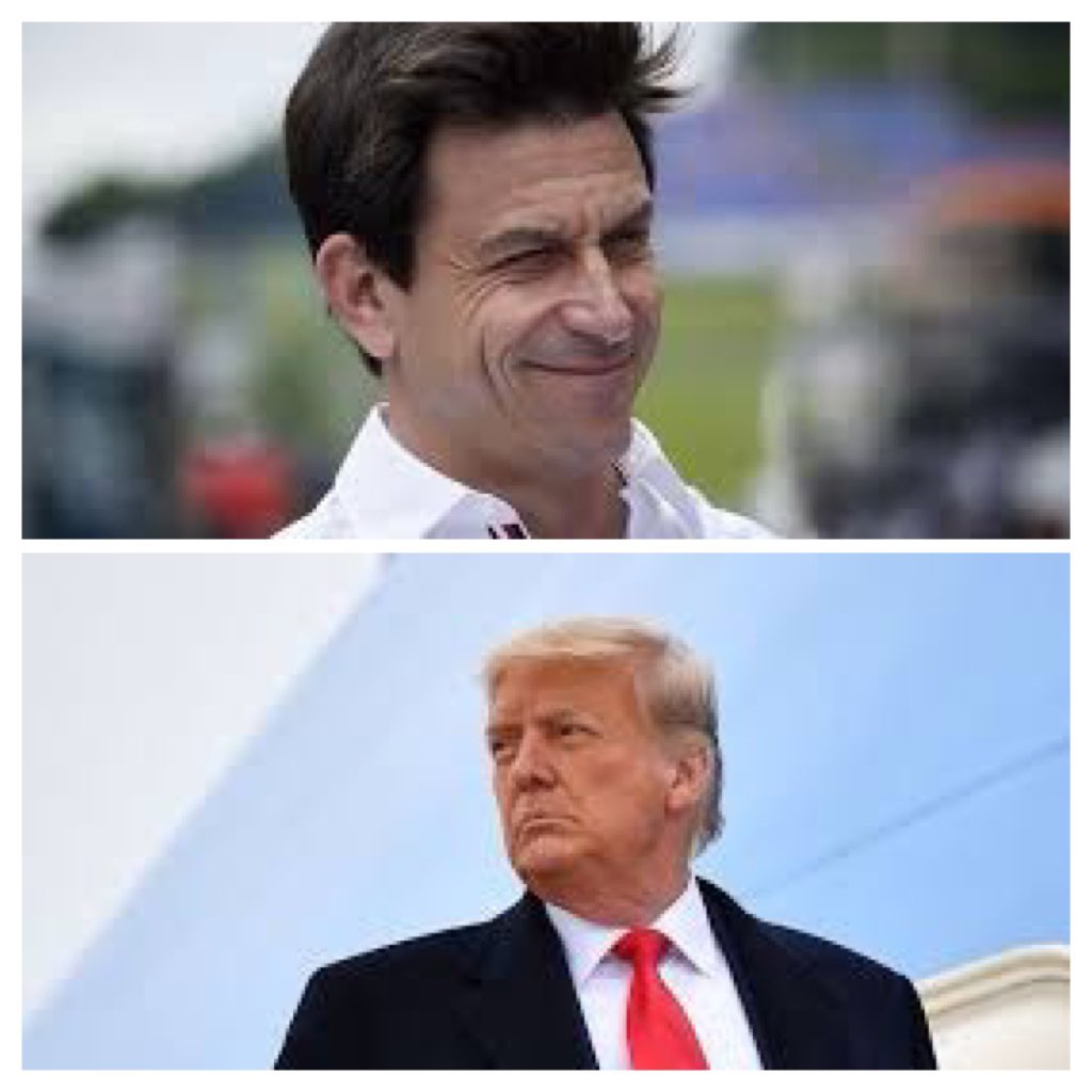 Toto Wolff and his mirror image #Toto #RedBull #terriblelosers #F1