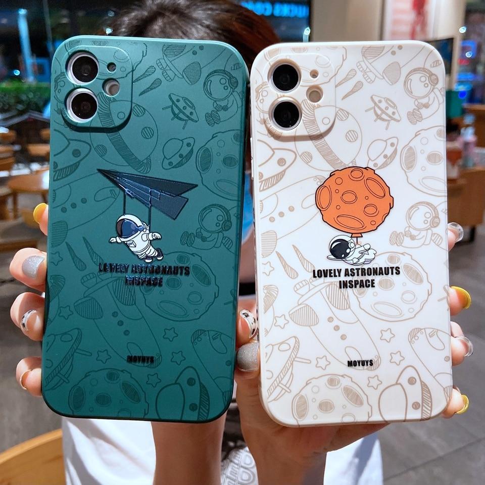 TouchyStyle's tweet photo. 🐣. Offer Xtras! Cute Phone Cases For iPhone 11 12 Pro Max 7 8 Plus Xs X Xr 13 Astronaut Moon Cartoon Space for $15.50 #designerinspired #affordablestyle https://t.co/dmvs6gXLar