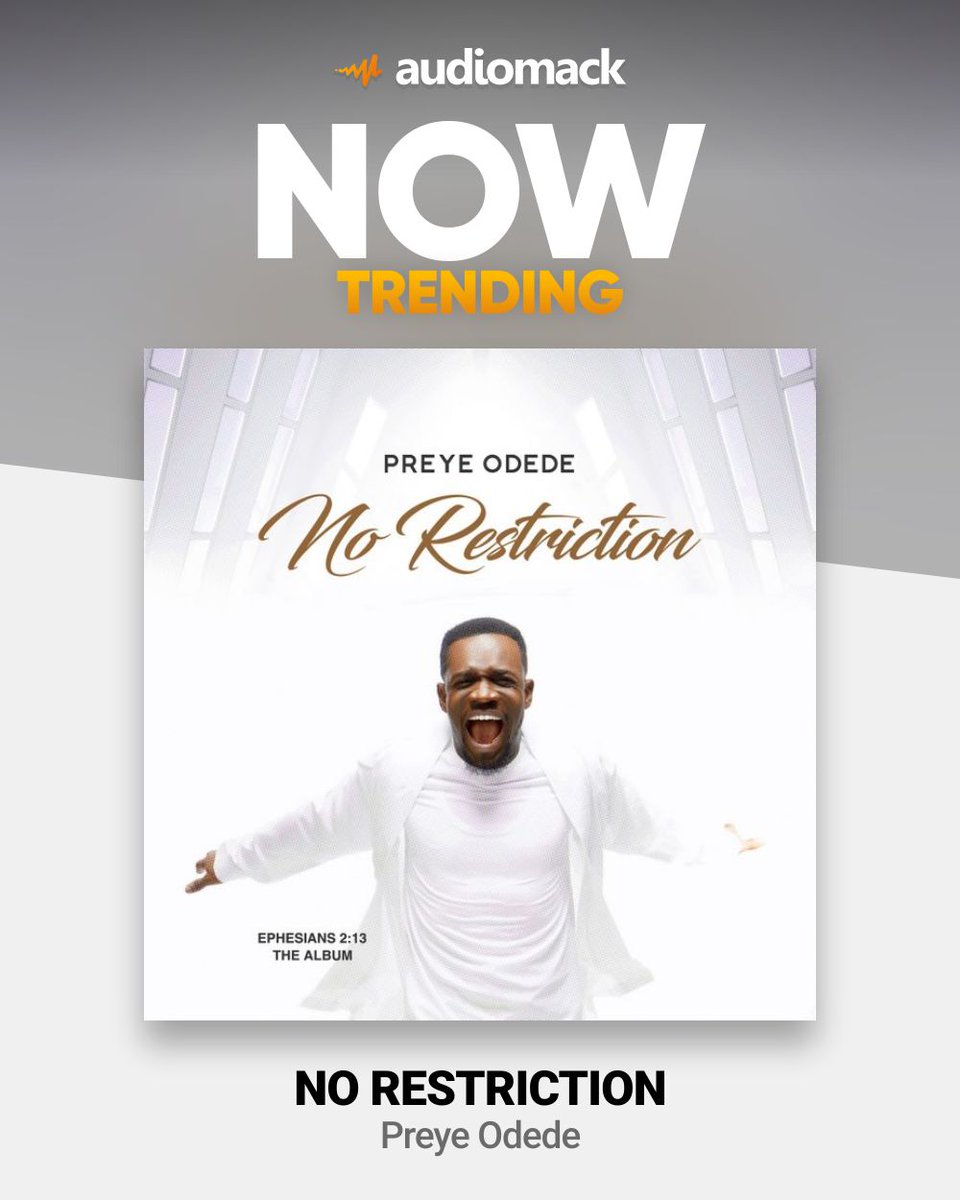 preyeodede's tweet image. God is just amazing 🙌🏾💯
Click link below to start listening.
.
Don't forget. SHARE! SHARE! SHARE!
.
audiomack.com/preye-odede/al…
.
#preyeodedeministries #preyeodede #scriptplanetglobal #scriptmusic #norestriction #albumtour