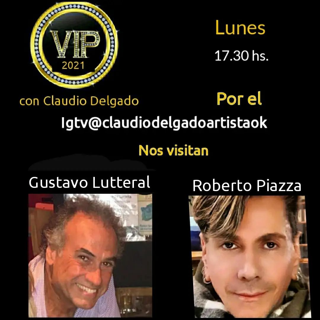 RPiazzaOficial's tweet photo. LUNES 13 DE DICIEMBRE, 17.30 HS !!!
@RPiazzaOficial en vivo con @Vipmagazinedelg en #VIP2021 por #instalive .
NO TE LO PIERDAS !!! https://t.co/jVuKPWxsCt
