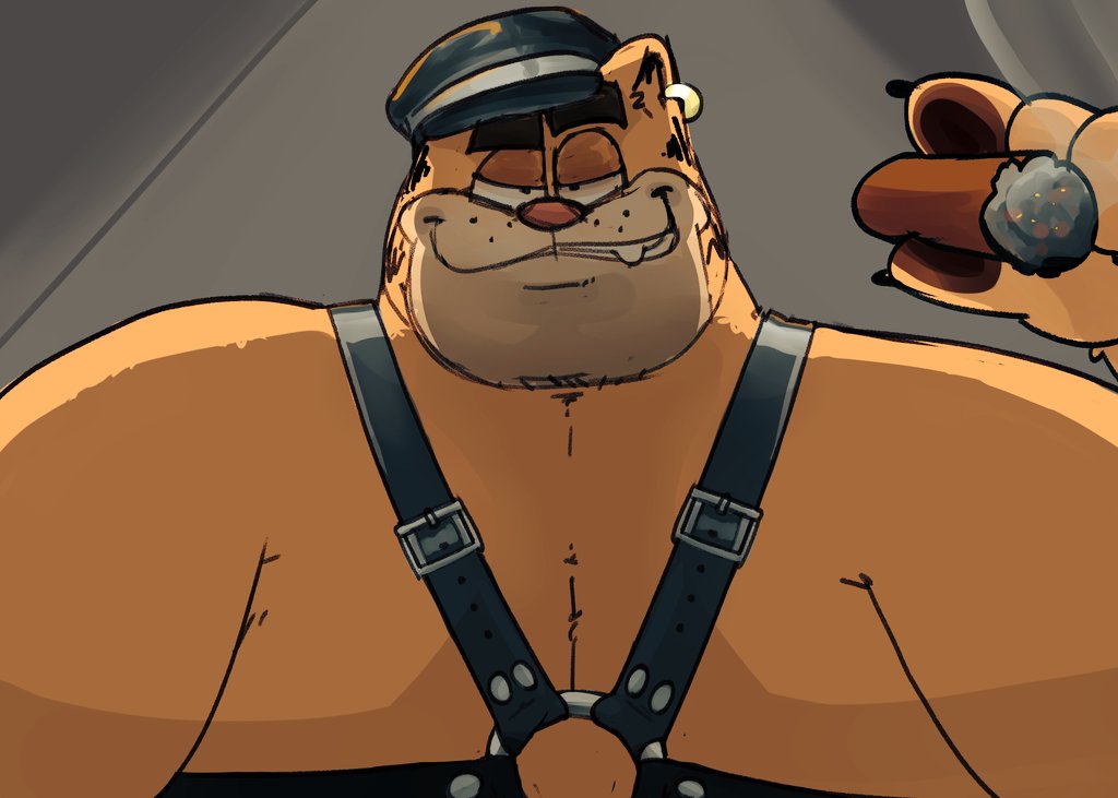 sososososleepy's tweet photo. POV you're in the Garf's dungeon https://t.co/s5wwCyPJ8V