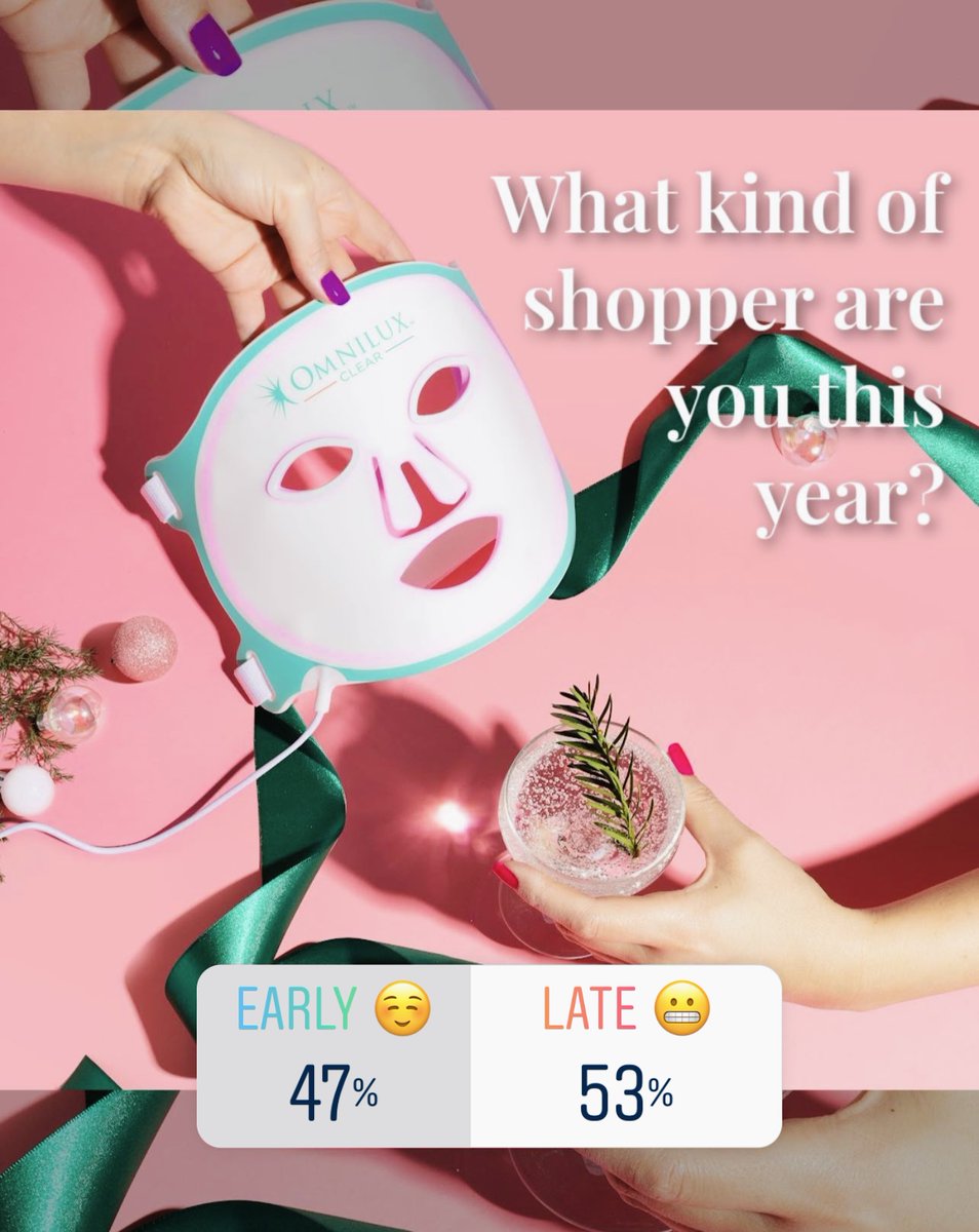 From our poll last week, 53% of you revealed that you’re late holiday shoppers this year. Don't worry, there’s still time. Be sure to order by December 13th (psst… that’s today or tomorrow for you) to ensure Christmas delivery. Visit our website to place your orders.