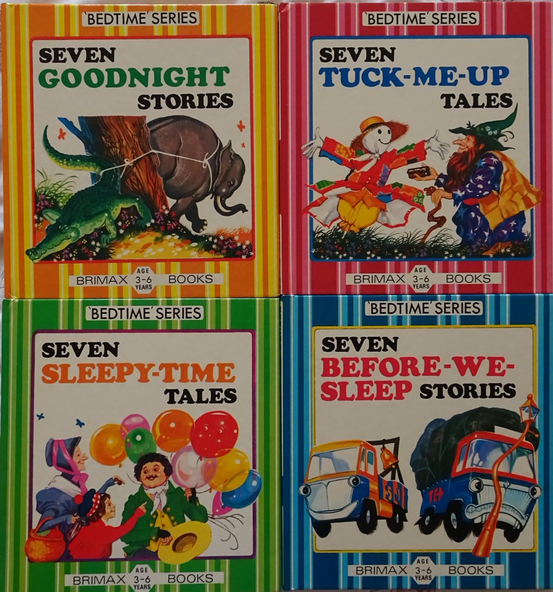 OldSchoolBooks1's tweet photo. Looking at my favourite #book #Christmaspresents from childhood. If I was really lucky sometimes I would get a set of books , like these #Brimax #bedtimestories with lovely colourful #illustrations . #vintagebooks #Christmas #nostalgia https://t.co/dnOCKw3yw1