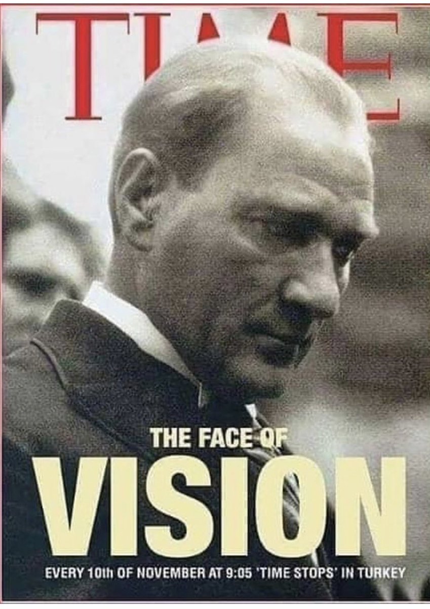 bymurataga's tweet photo. Every 10th of November at 9.05 time stops in Turkey‼️ 

The Man , The vision , 
The Real Global Leader ‼️

#womensrights
#secularTurkey https://t.co/JpoCSiKLMH