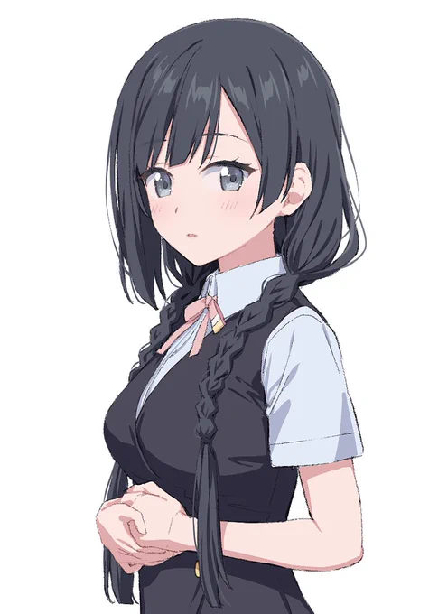 再)バランス直して可愛くなったので一応裸眼と合わせて置いときますね。 