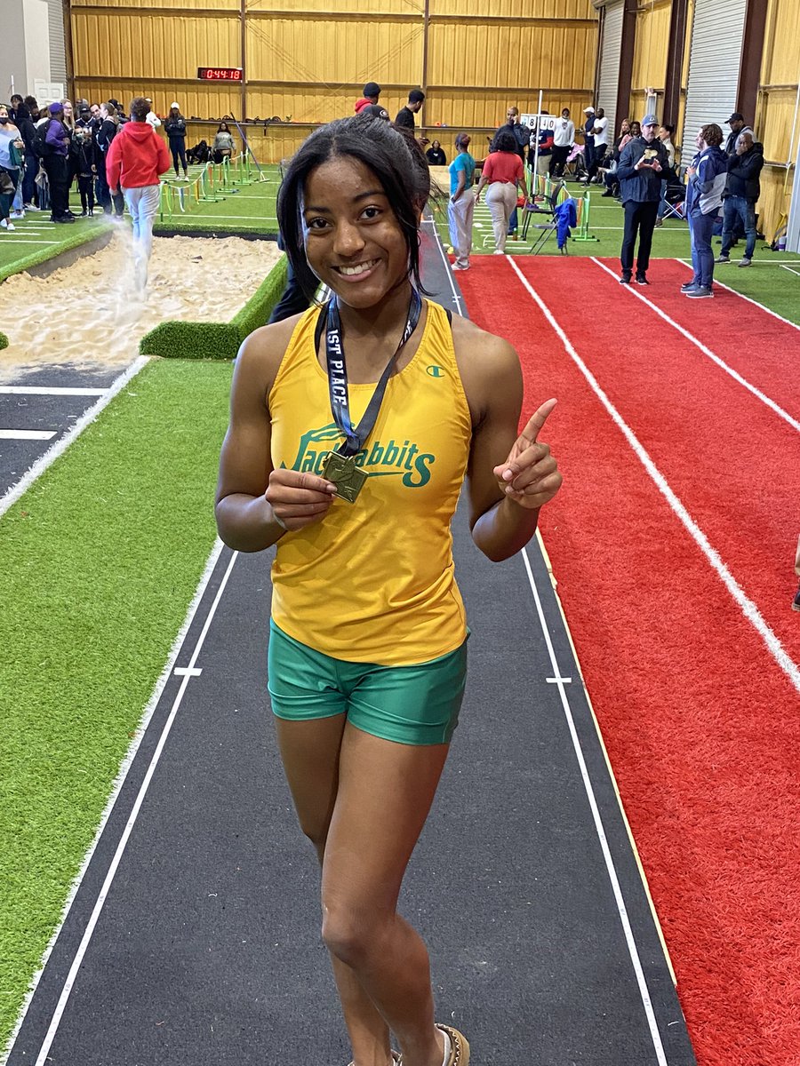 That’s makes double GOLD for this amazing jumper! 2024 <a href="/Sky_Townsend05/">SKYLYNN TOWNSEND</a> grabs another WIN and new PR 41’8 in the elite section Triple Jump <a href="/NTXShowcase/">NTX Jumps Showcase</a> 🏆🥇🔥 <a href="/JUMPSmartTexas/">J.U.M.P. Smart Texas</a> 👀