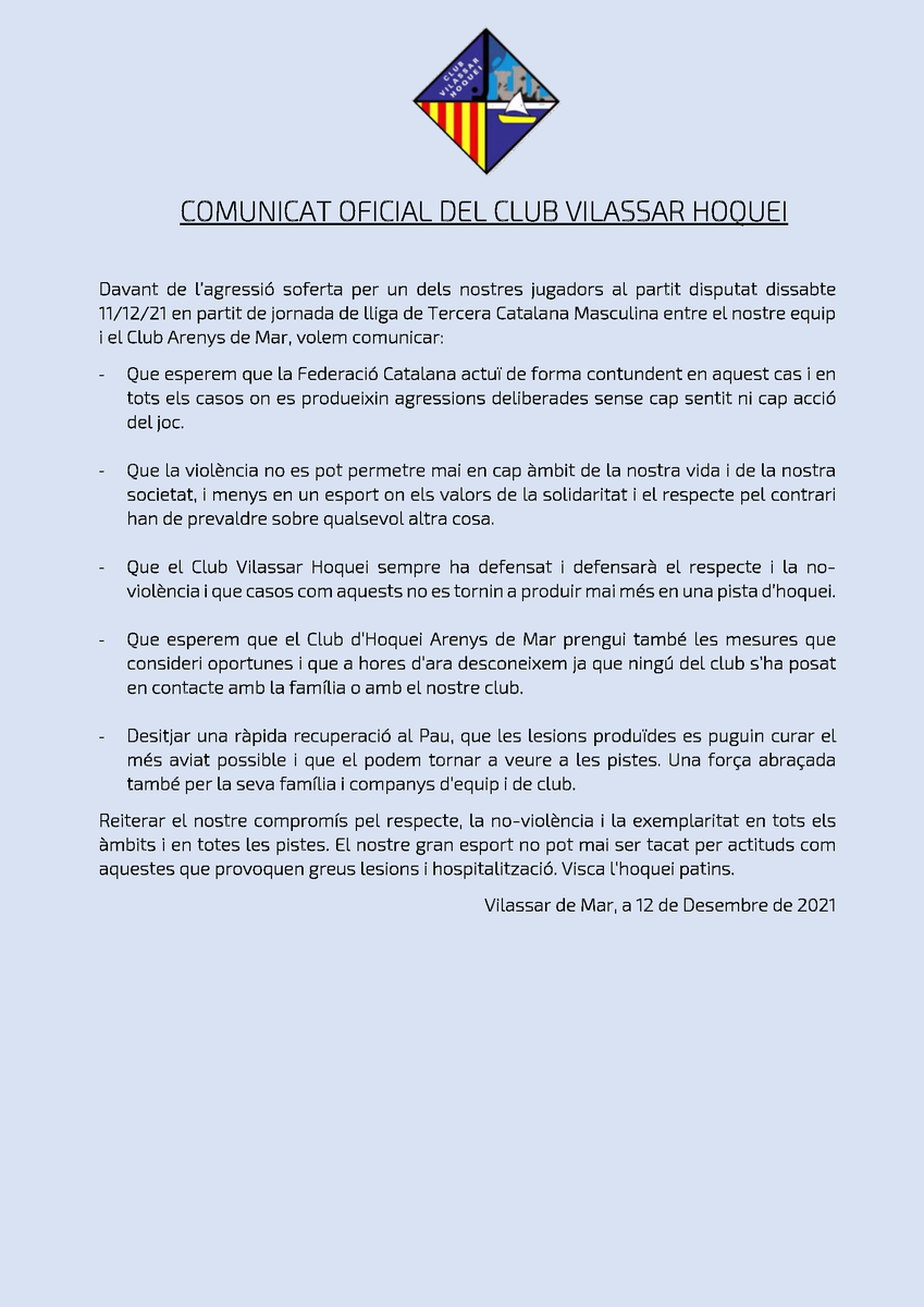 Club Vilassar Hoquei tweet media