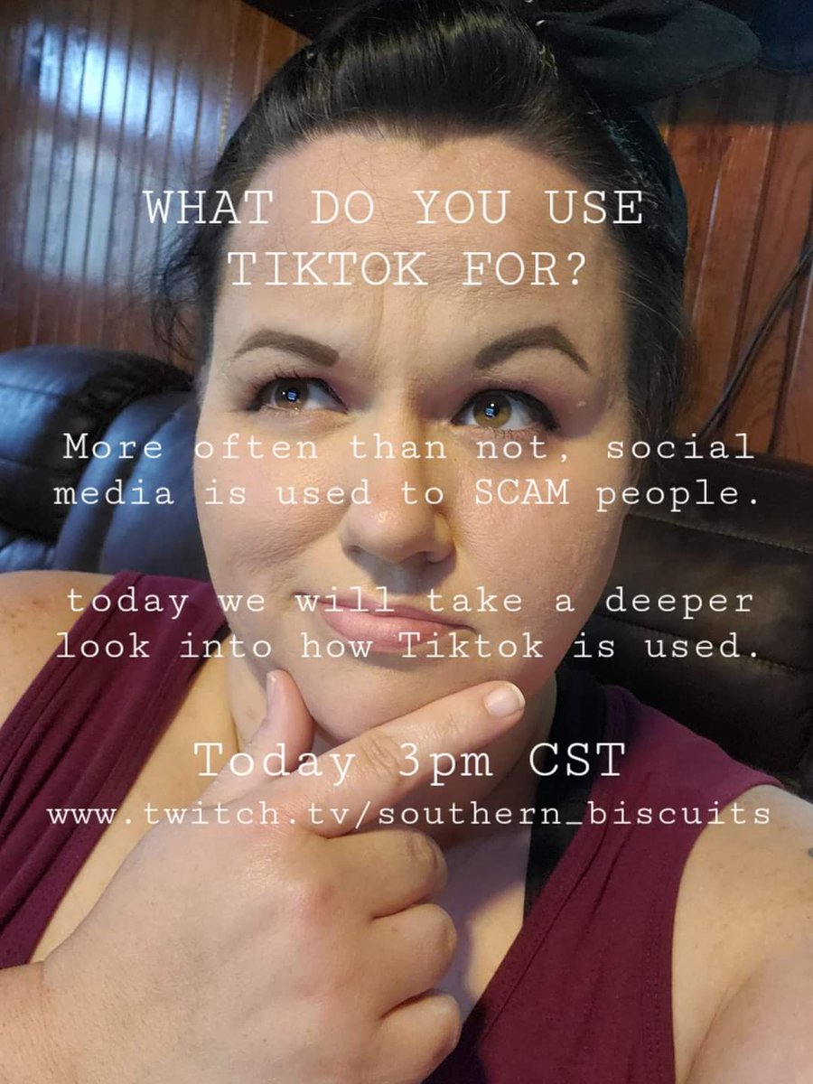 SouthernBizkitz's tweet photo. Click this link @ 3pm
https://t.co/duj3jVa4nH 
#twitch #SmallStreamersConnect #smallstreamer #TikTok https://t.co/5HDuIueBzo