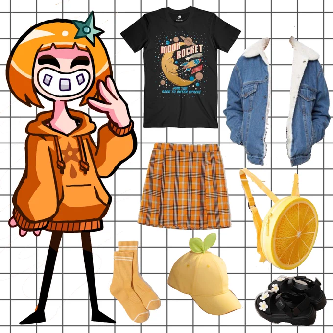 Thank you to @pseudopigeons for the outfit suggestion on orange ❤️ 