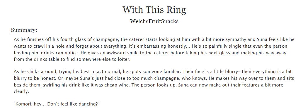 emeryduringday's tweet photo. My fic for the @sunabigbang ! I've loved working on this so so much, it's been a very fulfilling creative process and honestly was so so fun! Thank you @vintagecrown and @thornsandmist https://t.co/2UgsFmXkXT
Please enjoy!!! https://t.co/pNcaymmH0u