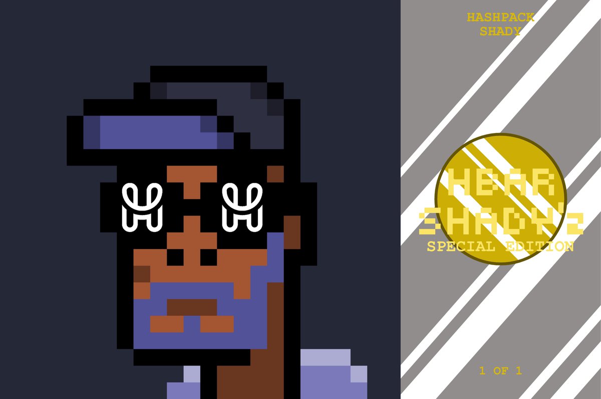 🚨 NFT Giveaway #2 – HBAR SHADY’z 🚨

We're excited to announce our second #NFT giveaway with @HBAR_SHADYz. Enter for a chance to win this exclusive 1/1 piece. 

How to enter:
1️⃣ Follow @HBAR_SHADYz and @HashPackApp
2️⃣ Tag two friends 
3️⃣ Like and retweet this post

Good luck! 🤞