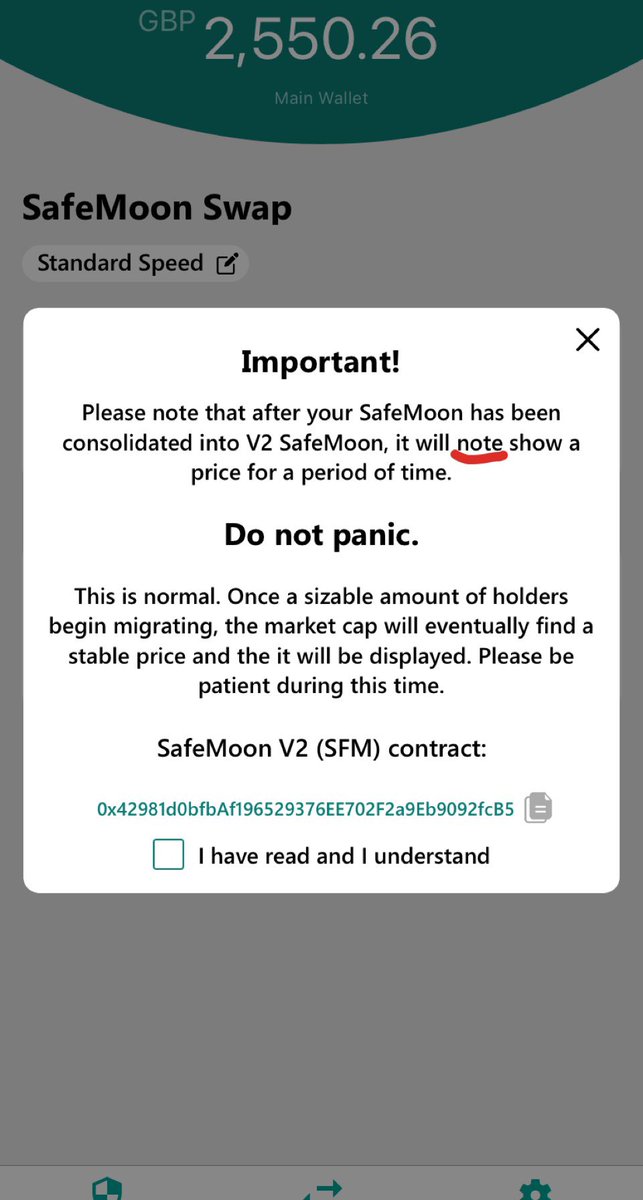 MasonKent_'s tweet photo. @johnkarony  @safemoon @TheFudHound *not https://t.co/uEP2b5cNcQ