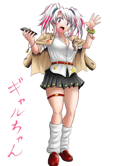 ギャルキャラのデザインしてた。 白黒で描く時の処理の仕方も考えなければな…