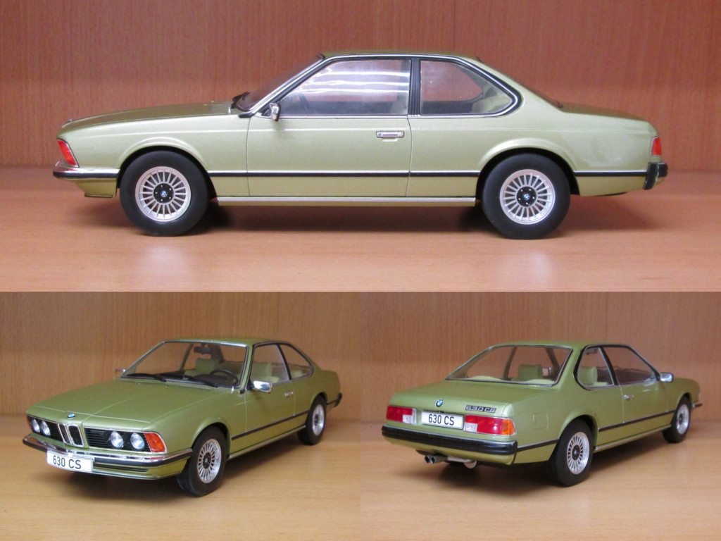 BMW 6-series E24 633 CSI 1976 Brown Metallic - Miniature 1:18 MCG Neuf Sous Boîte