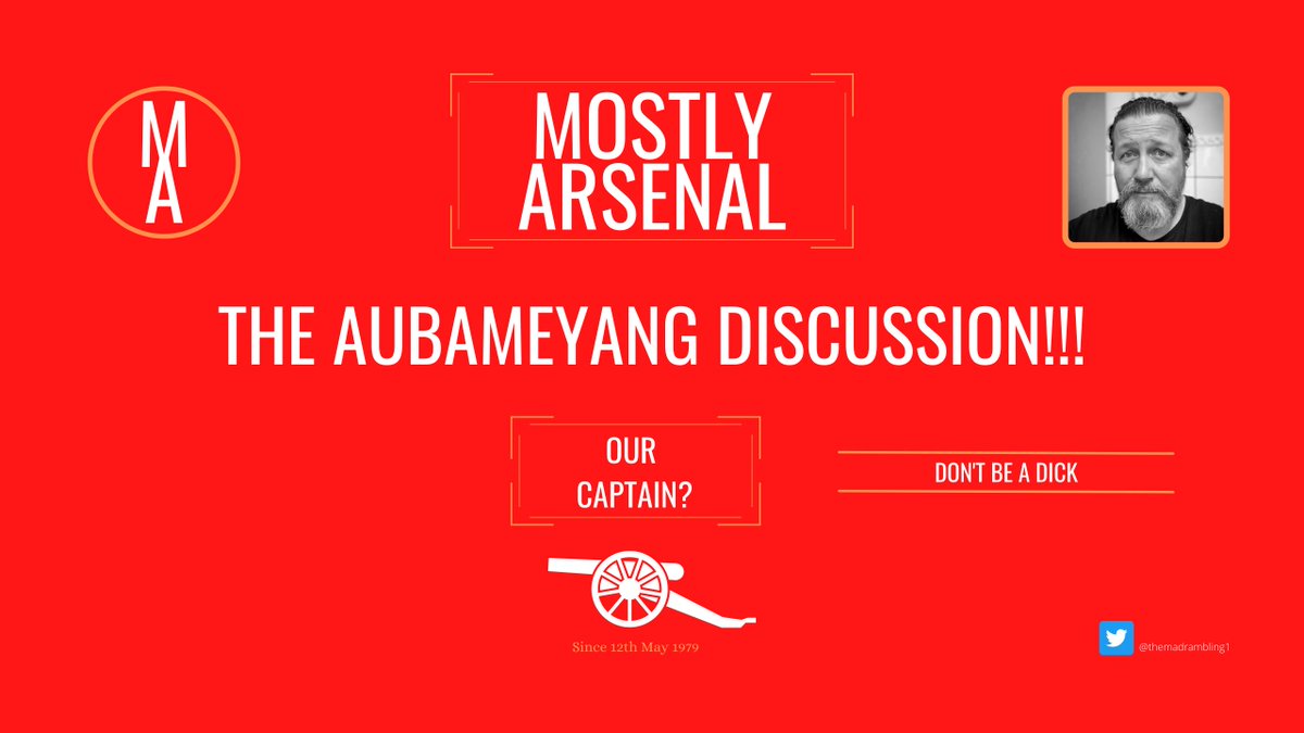 themadrambling1's tweet photo. Dropping tonight Gooners!!! With input from @JakeClegg28 from @WeAreTheAFC @AletrizAntonio & @NeilDwarika from #CannonFC. I'll also be sharing my own thoughts & there will most likely be 'Grown Up Words'.
Catch it at ⬇️ on #MostlyArsenal
https://t.co/l6rd6JWq2C https://t.co/sWjwied6xz