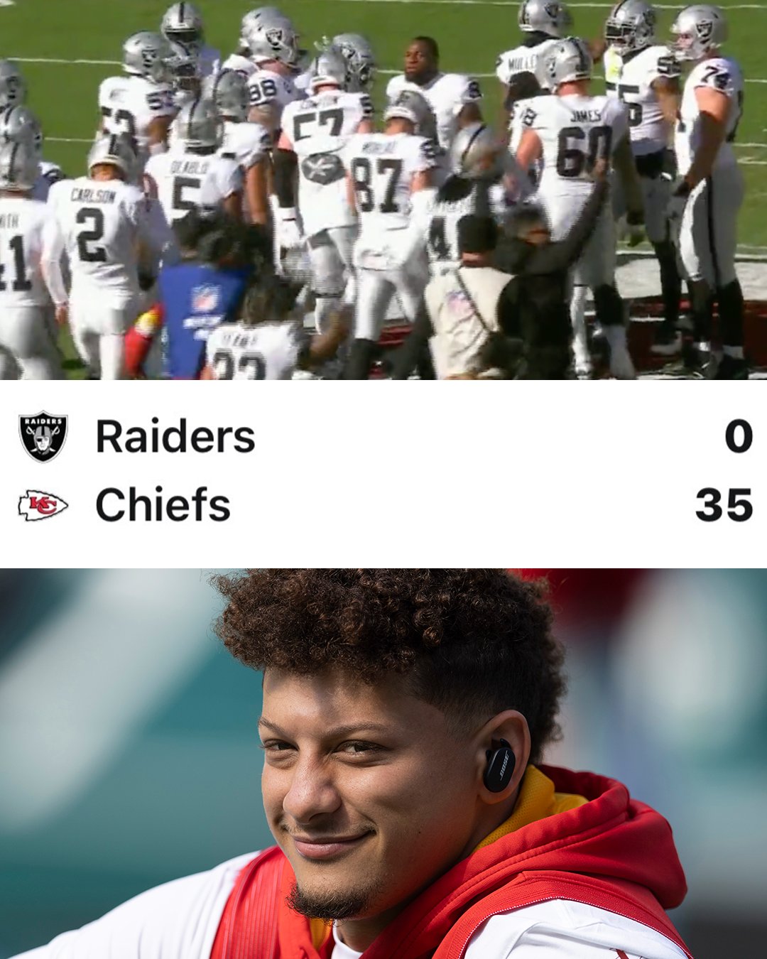 Raiders Roasted for Pregame Meeting on Chiefs Logo [LOOK]